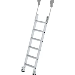 Günzburger Steigtechnik Stufen-Regalleiter fahrbar 6 Stufen - 041406