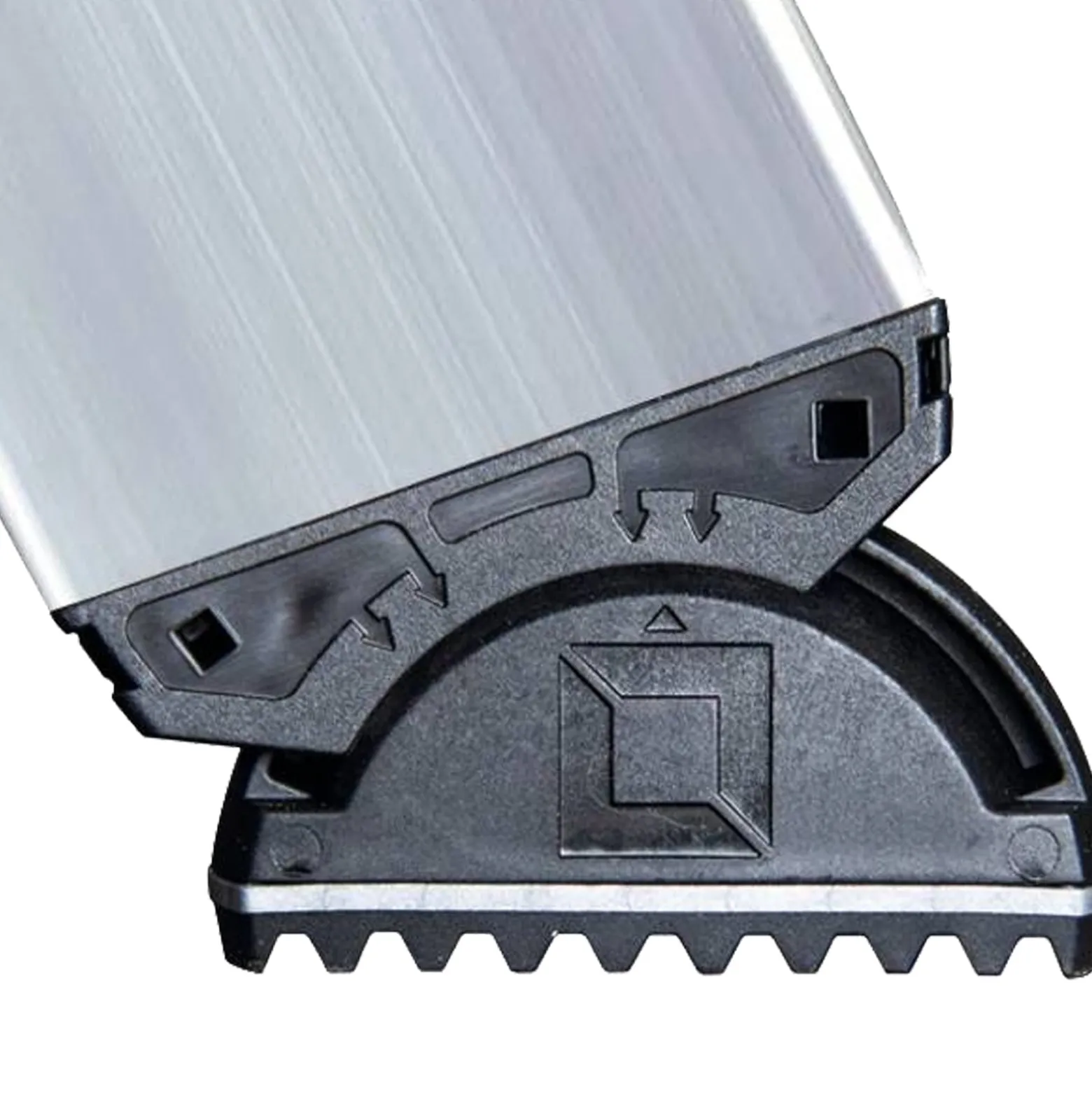 Günzburger Steigtechnik Stufen-Stehleiter beidseitig begehbar mit clip-step R13 2 x 3 Stufen - 041636
