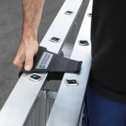 Günzburger Steigtechnik Stufen-Stehleiter beidseitig begehbar mit clip-step R13 2 x 3 Stufen - 041636