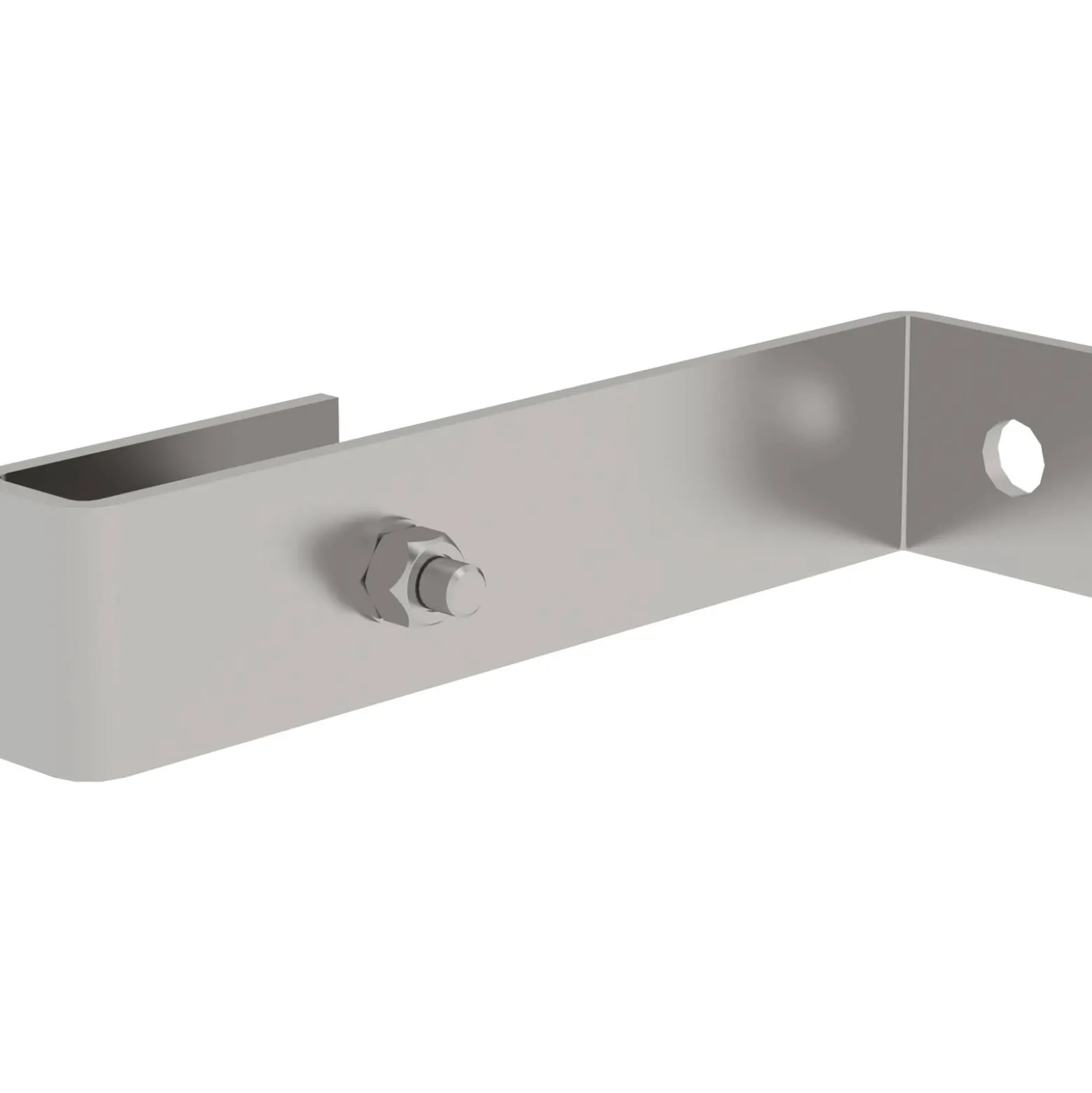 Günzburger Steigtechnik Wandhalter Edelstahl starr 150 mm für Schachtleitern - 062018