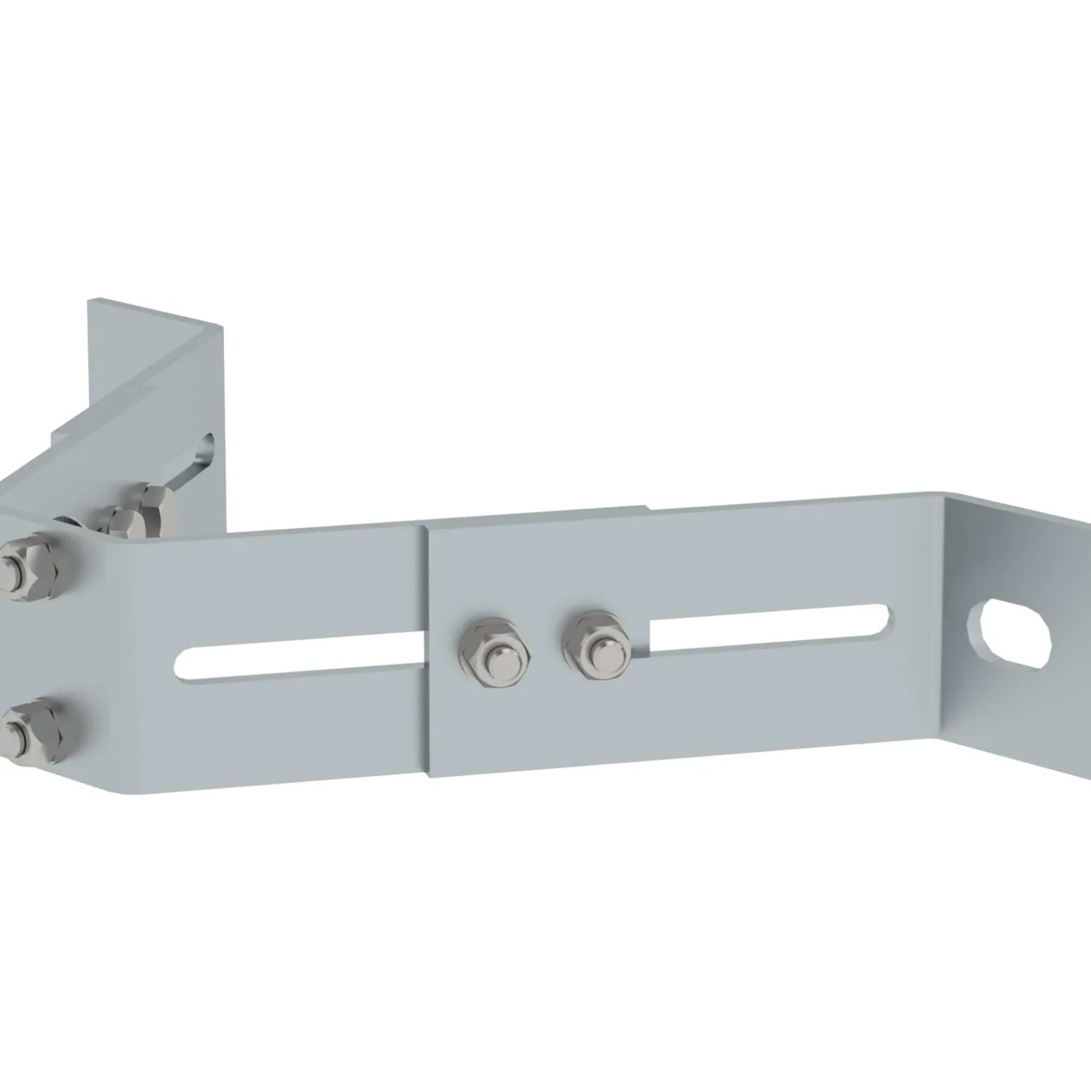Günzburger Steigtechnik Wandhalter verstellbar Stahl verzinkt 115 - 173 mm für Einholmleiter - 077538