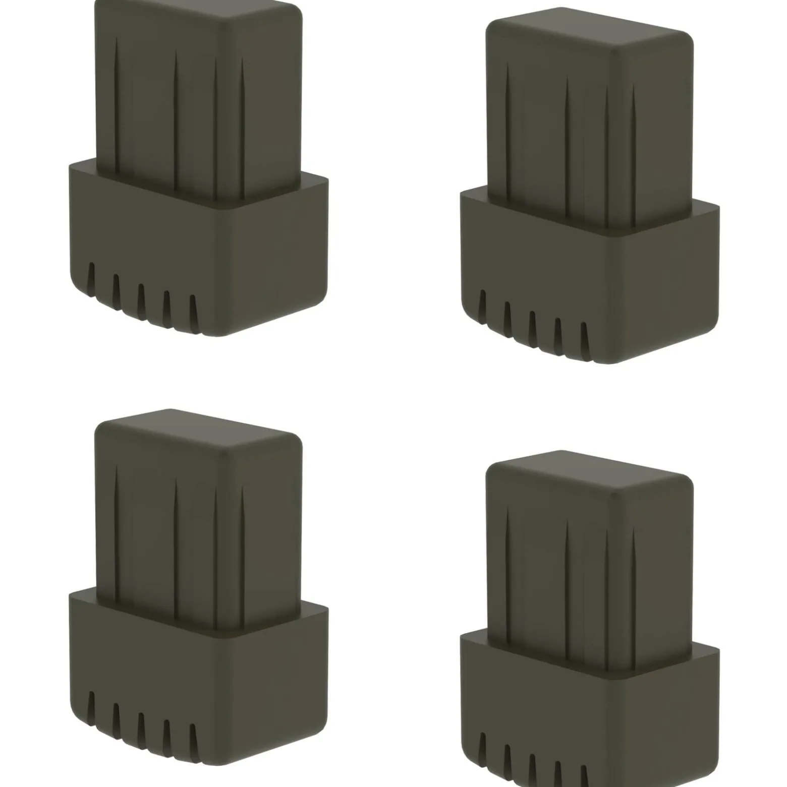 Günzburger Steigtechnik 4x Innenschuh für Stahl-Holz-Tritte - 019267