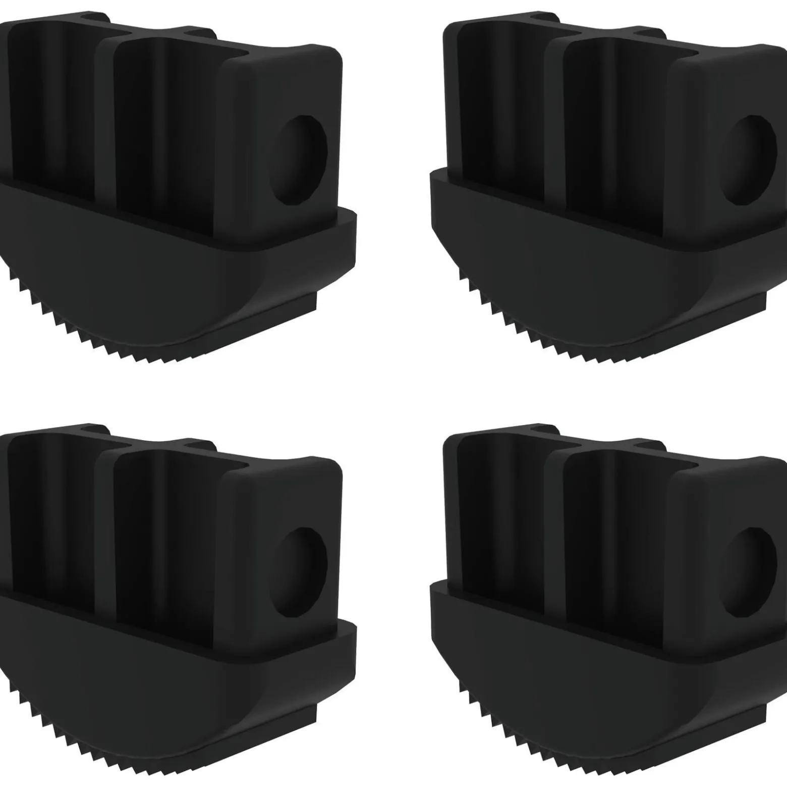 Günzburger Steigtechnik 4x Innenschuh für Leitern bis Baujahr 2004 58 x 25 mm - 019190