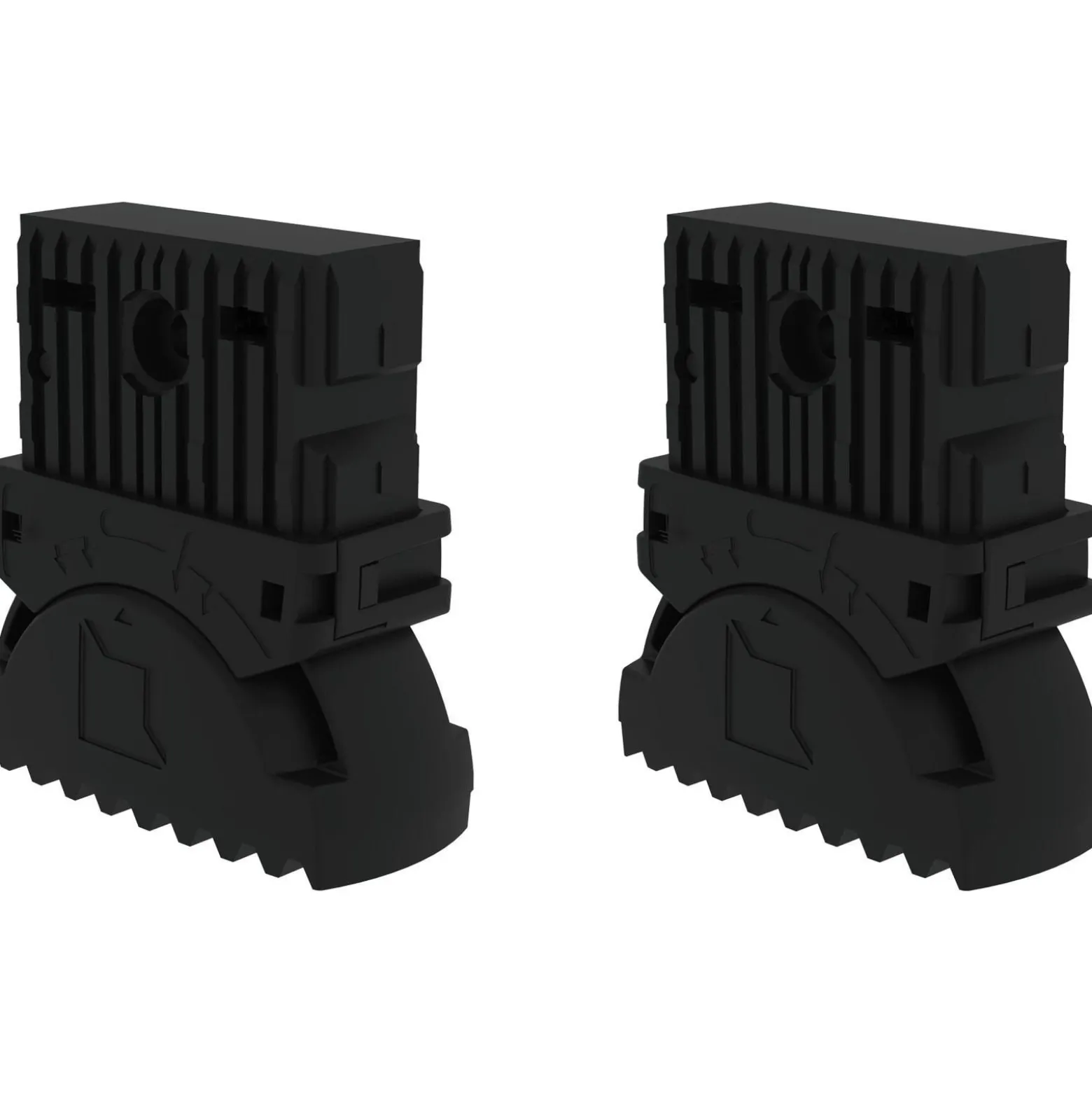 Günzburger Steigtechnik 2x nivello-Innenschuh elektrisch ableitfähig 58 x 25 mm - 019215