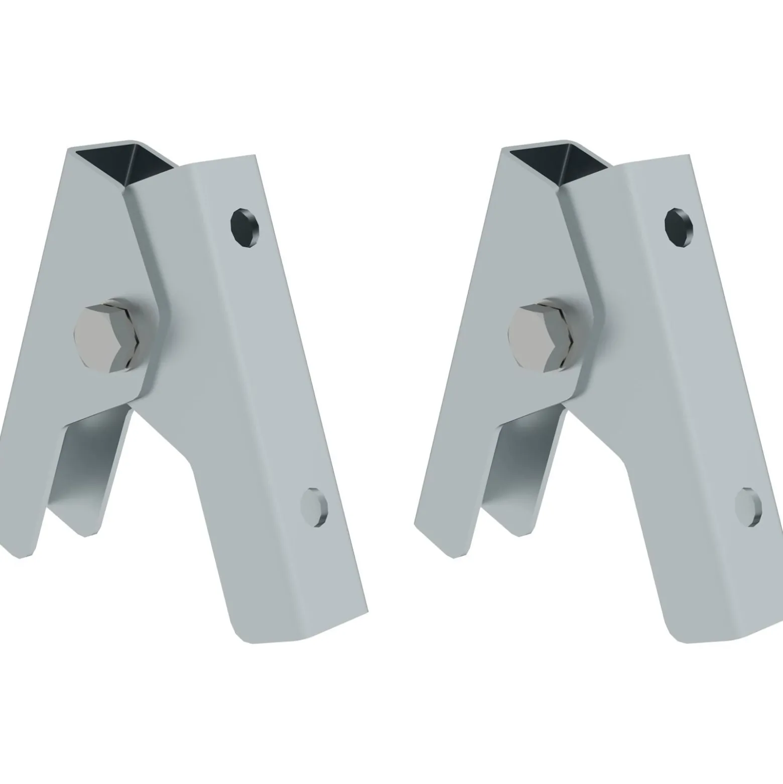 Günzburger Steigtechnik 2x Scharnier für Aluminium-Sprossen-Stehleiter - 019262
