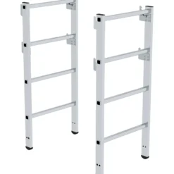 Günzburger Steigtechnik 2x Teleskopaufsatz Plattformleiter FlexxStep plus 2 Sprossen - 052520