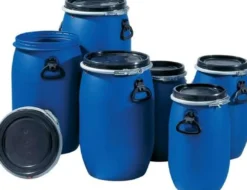 GRAF Weithalsfass 60 l Polyethylen blau - 824410