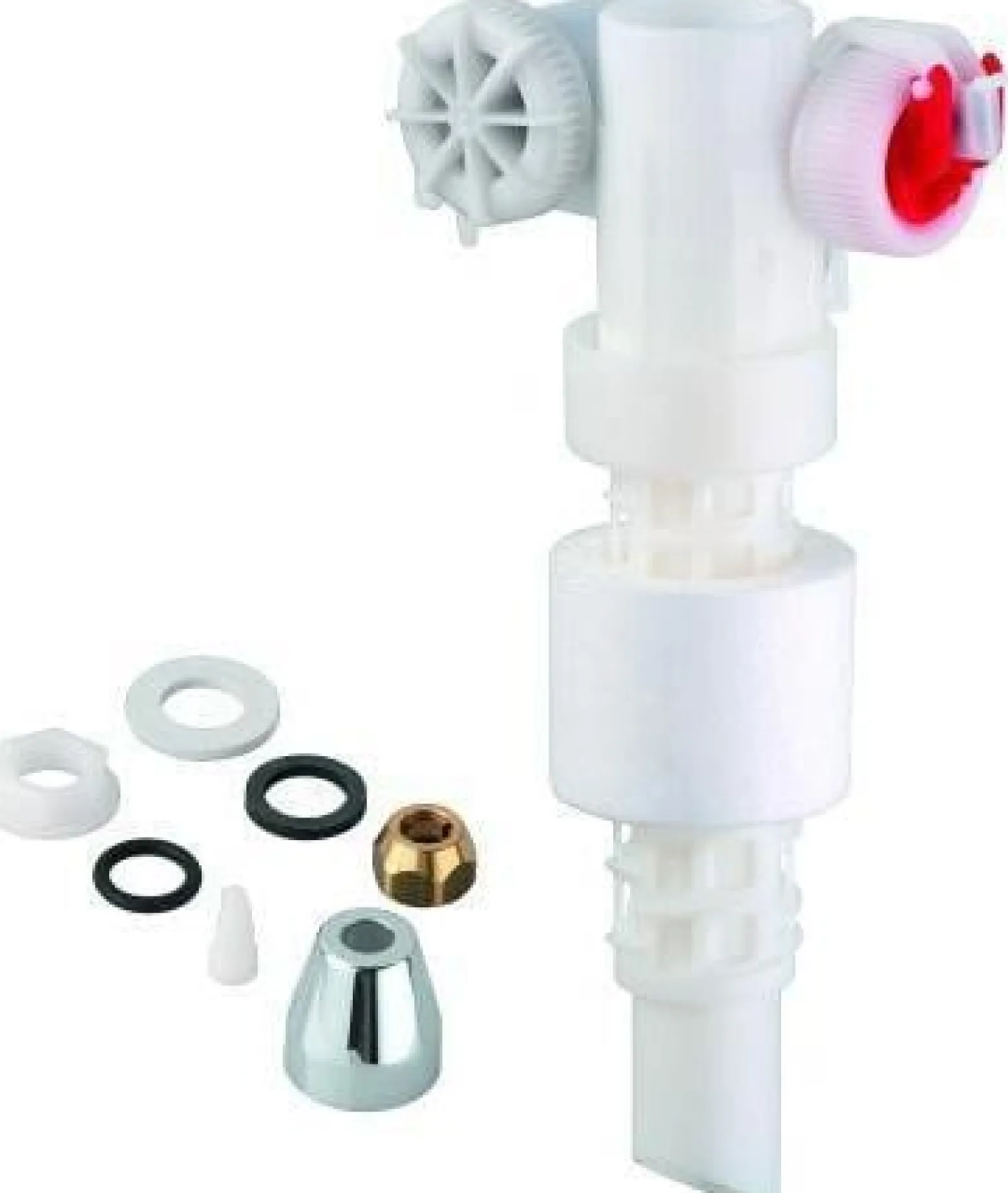GROHE Füllventil 37095 DN15 mit Abdeckk. und Drossel ohne Versatzausgleichstück