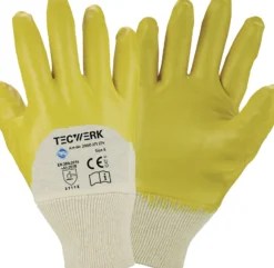 Handschuhe Ems Gr.8 gelb besonders hochwertige Nitrilbeschichtung TW