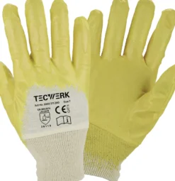 Handschuhe Lippe Gr.10 gelb Nitrilbeschichtung EN 388 PSA II TECWERK