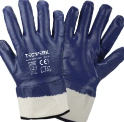 Handschuhe Neckar Gr.10 blau Nitrilvollbeschichtung EN 388 PSA II TECWERK