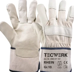 Handschuhe Top Rhein Gr.10 beige EN 388 PSA II TECWERK
