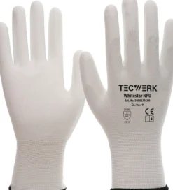 Handschuhe Whitestar NPU Gr.6 (S) weiß EN 388 PSA II TECWERK