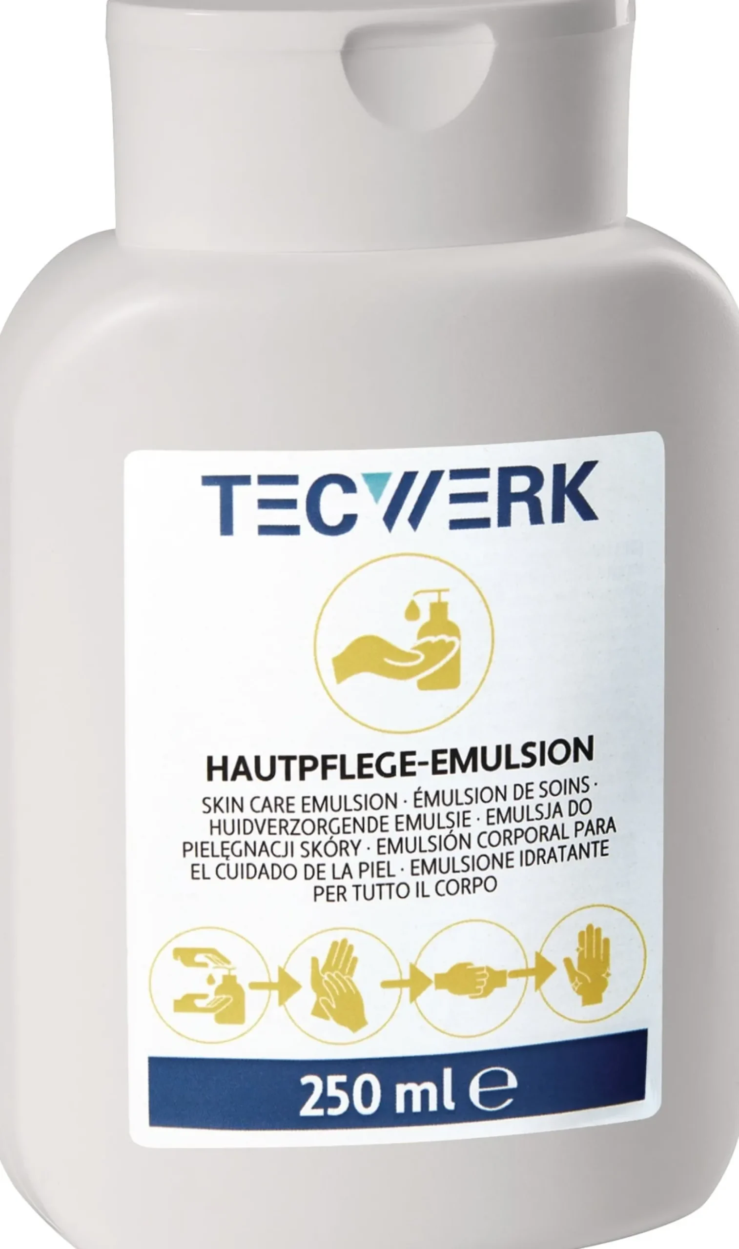 Hautpflege-Emulsion 250ml silikonfrei,leicht parfümiert 24 TECWERK