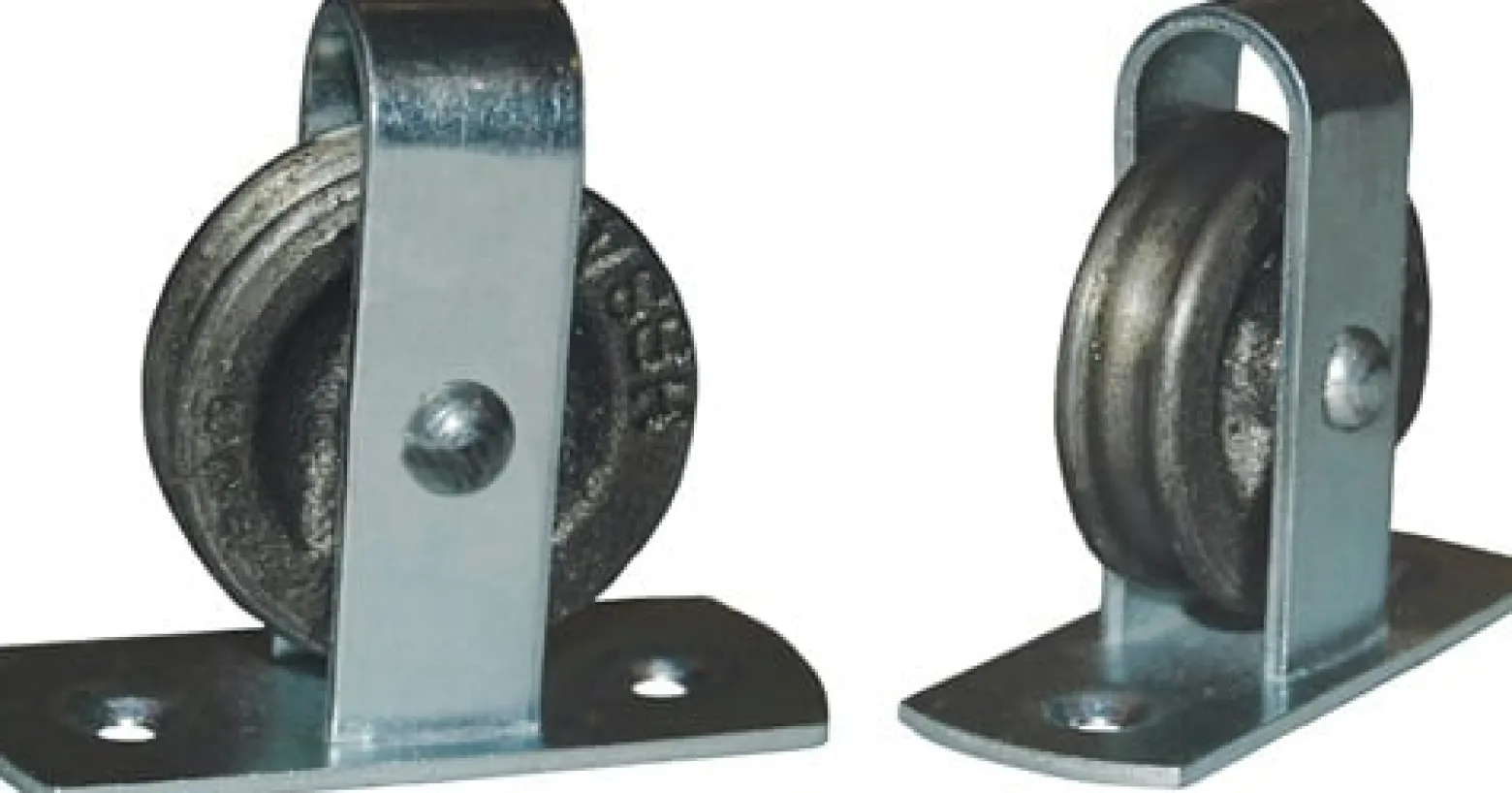 HBS-BETZ Stehrolle 496 Nut 8mm Grauguss m.Längsplatte u.gedrehter Nut - 63139