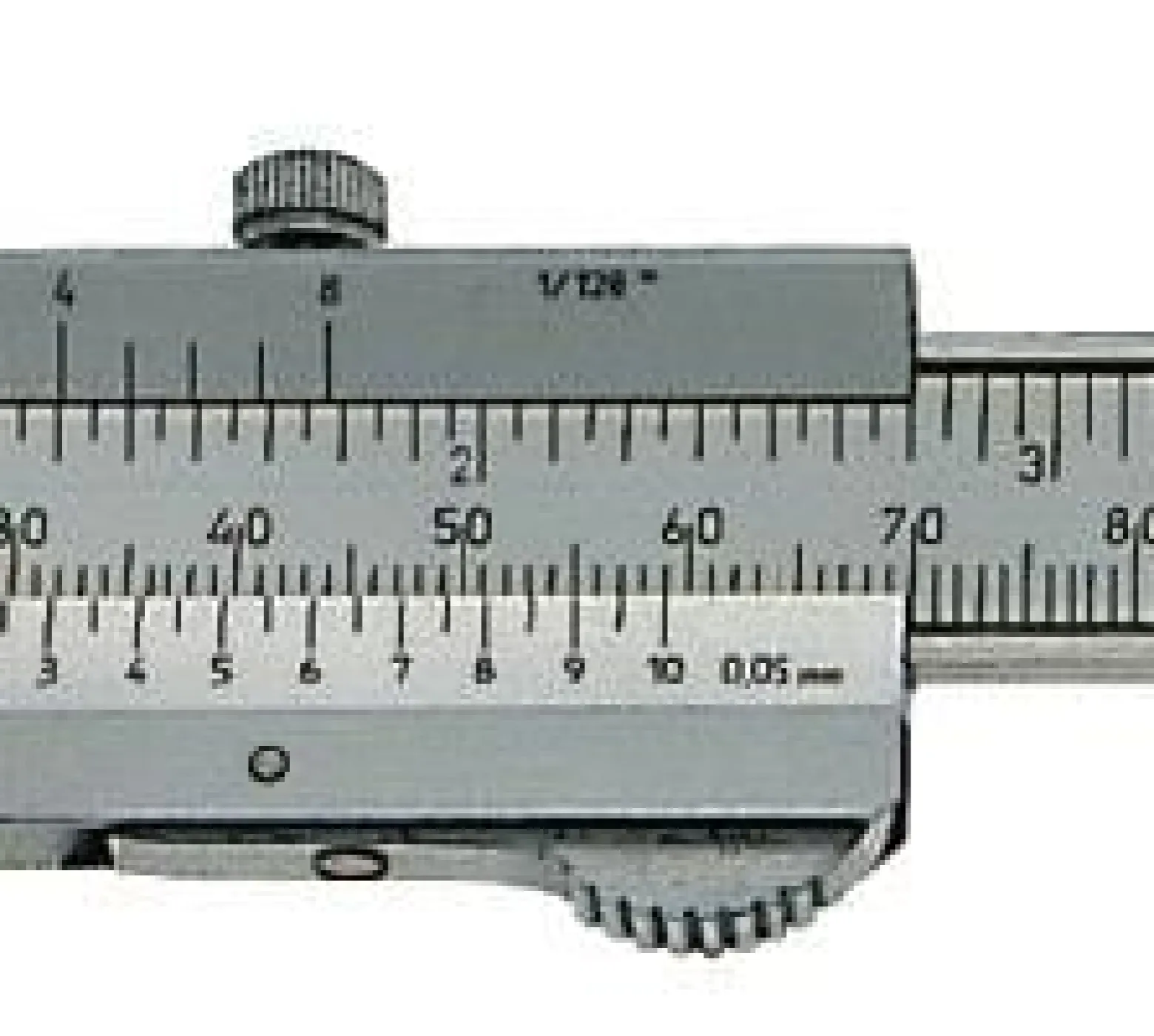 HELIOS PREISSER Taschenmessschieber DIN 862 DUO-FIX 150mm Schr./Momentf.eck - 190501