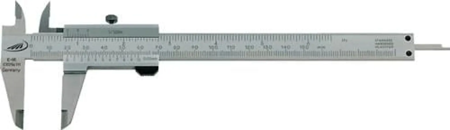 HELIOS PREISSER Taschenmessschieber DIN 862 150mm m.Schr.eck - 185501