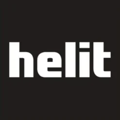 helit Papierkorb Duo-System 20+9l H6103993 oval Kunststoff sw/bl
