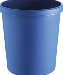 helit Papierkorb H6105834 18l rund Kunststoff blau