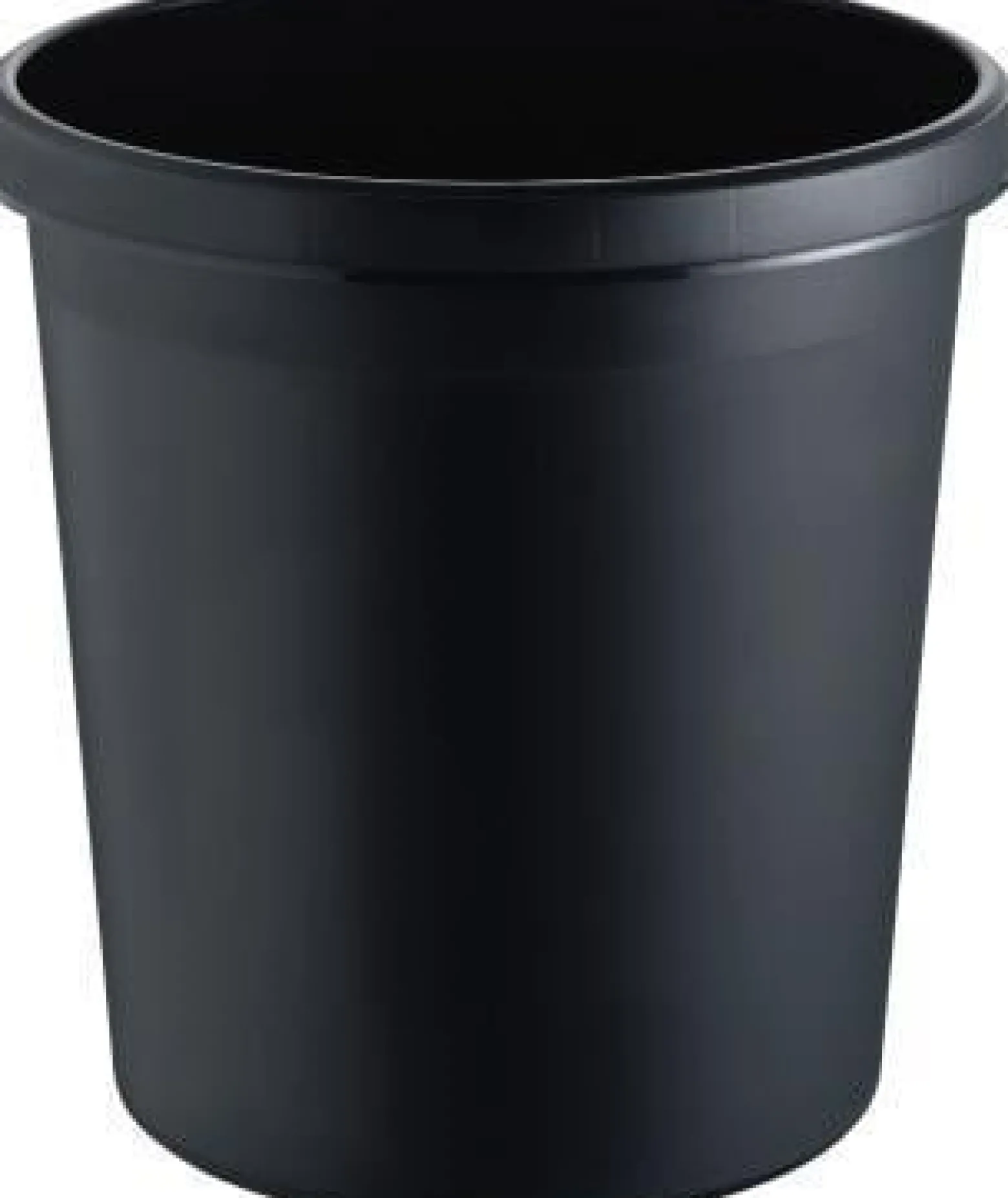 helit Papierkorb H6105895 18l rund Kunststoff schwarz
