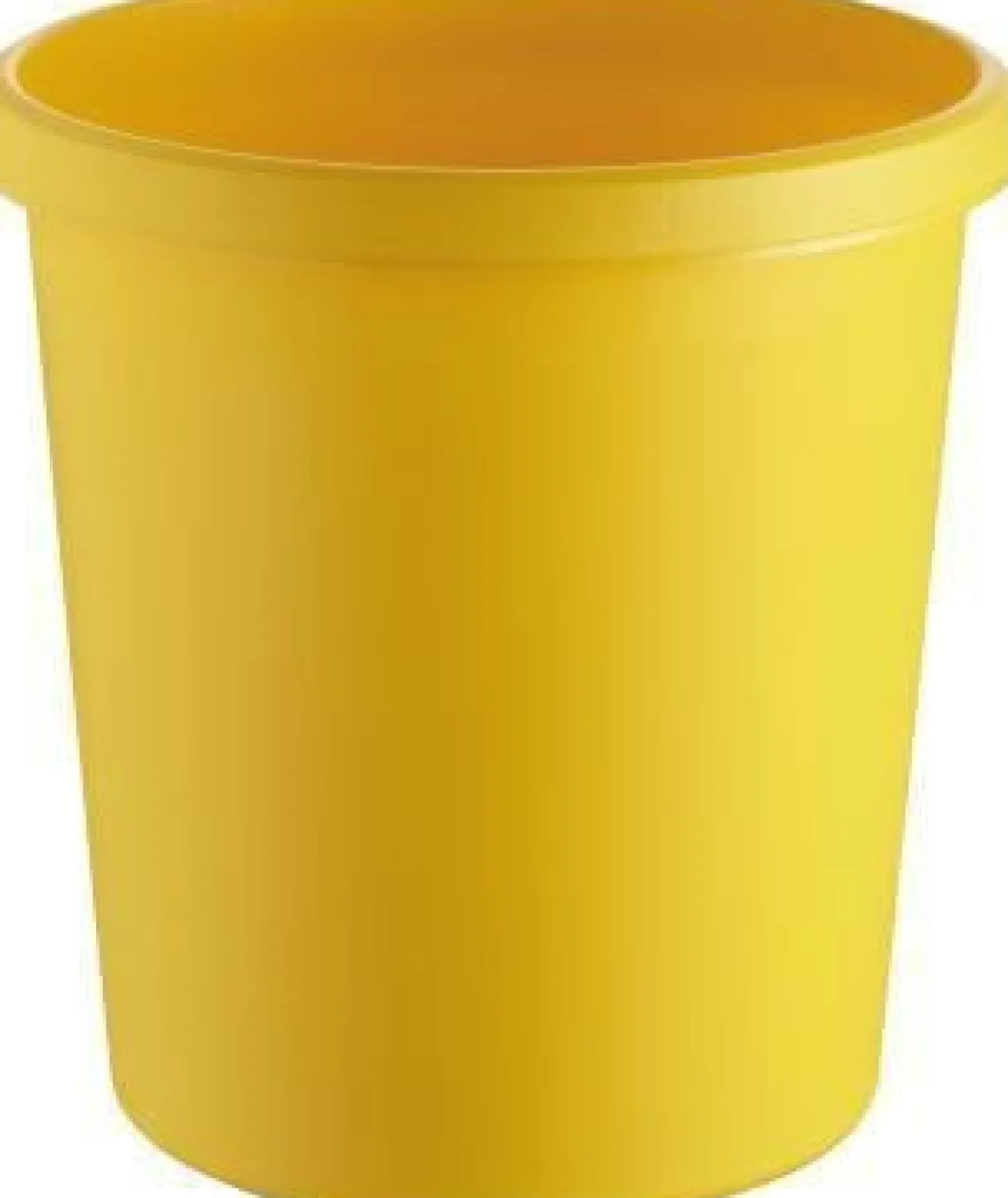 helit Papierkorb H6105818 18l rund Kunststoff gelb