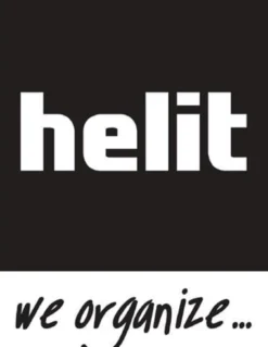 helit Schubladenbox 5 Schubladen weiß / blautransparent - H61294-30