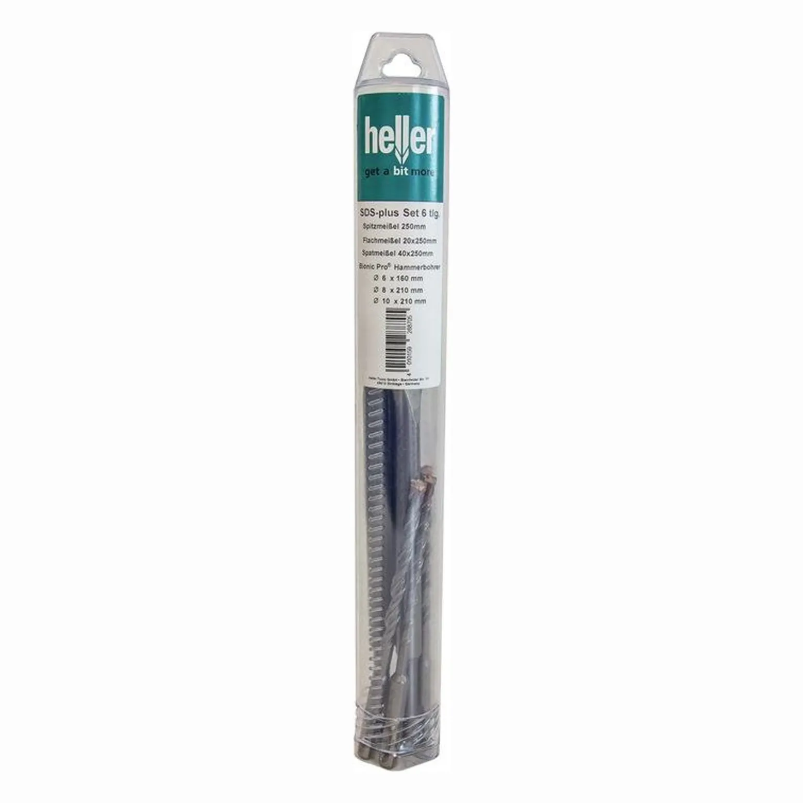 heller Einsteckwerkzeugset SDS-plus 6-teilig - 288705