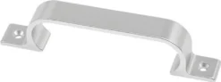 hermeta Handgriff A.28mm L.149mm B.19mm Alu.silberf.elox.Löcher 2 - 4232-01E