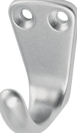 hermeta Handtuchhaken 0553 37 mm Aluminium silberfarbig eloxiert 33 mm - 0553-01E
