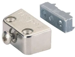 Hettich Korpusverbinder TZ 4 Zinkdruckguss vernickelt Unterteil mit Zacken - 20843