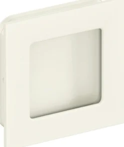 HEWI Schiebetürmuschel 544.60 PA 99 reinweiß glänzend quad.f.HLT L.60mm B.60mm - 544.60 99