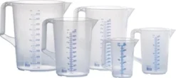 hünersdorff Messkanne 1000 ml Polypropylen transparent - 936000