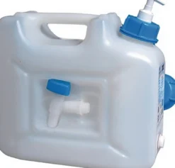 HÜNERSDORFF Wasserkanister 12l HDPE m.Ablasshahn+Pumpspender H310x165xT350mm - 816510