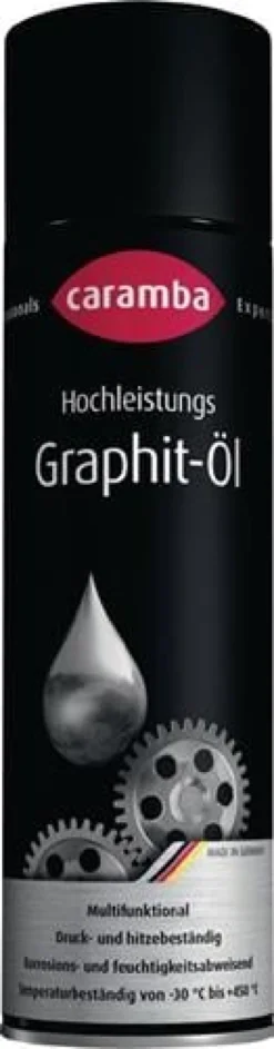 Hochleistungsgraphitöl 500 ml Spraydose CARAMBA