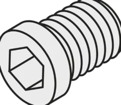 Hohlschraube ISO MS 3510 f. Unterlegscheibe Bruttogewicht 0,7g PRAMET