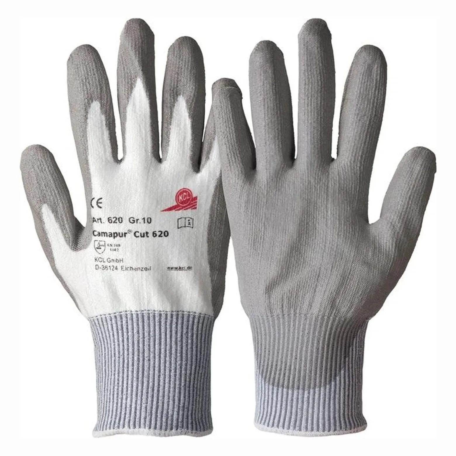 Honeywell 1 Paar Schnittschutzhandschuhe Camapur Cut 620 weiß / grau Gr. 9 - 620/9