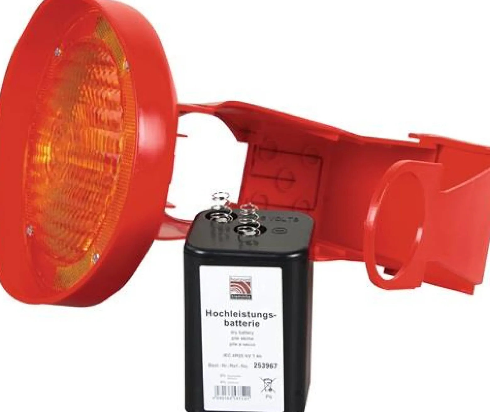 HORIZONT Leitkegel-LED-Leuchte ConeFix einseitig gelb - 20892