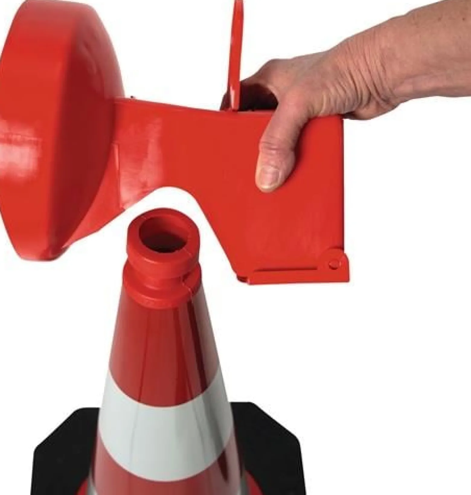 HORIZONT Leitkegel-LED-Leuchte ConeFix einseitig gelb - 20892