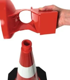 HORIZONT Leitkegel-LED-Leuchte ConeFix einseitig gelb - 20892