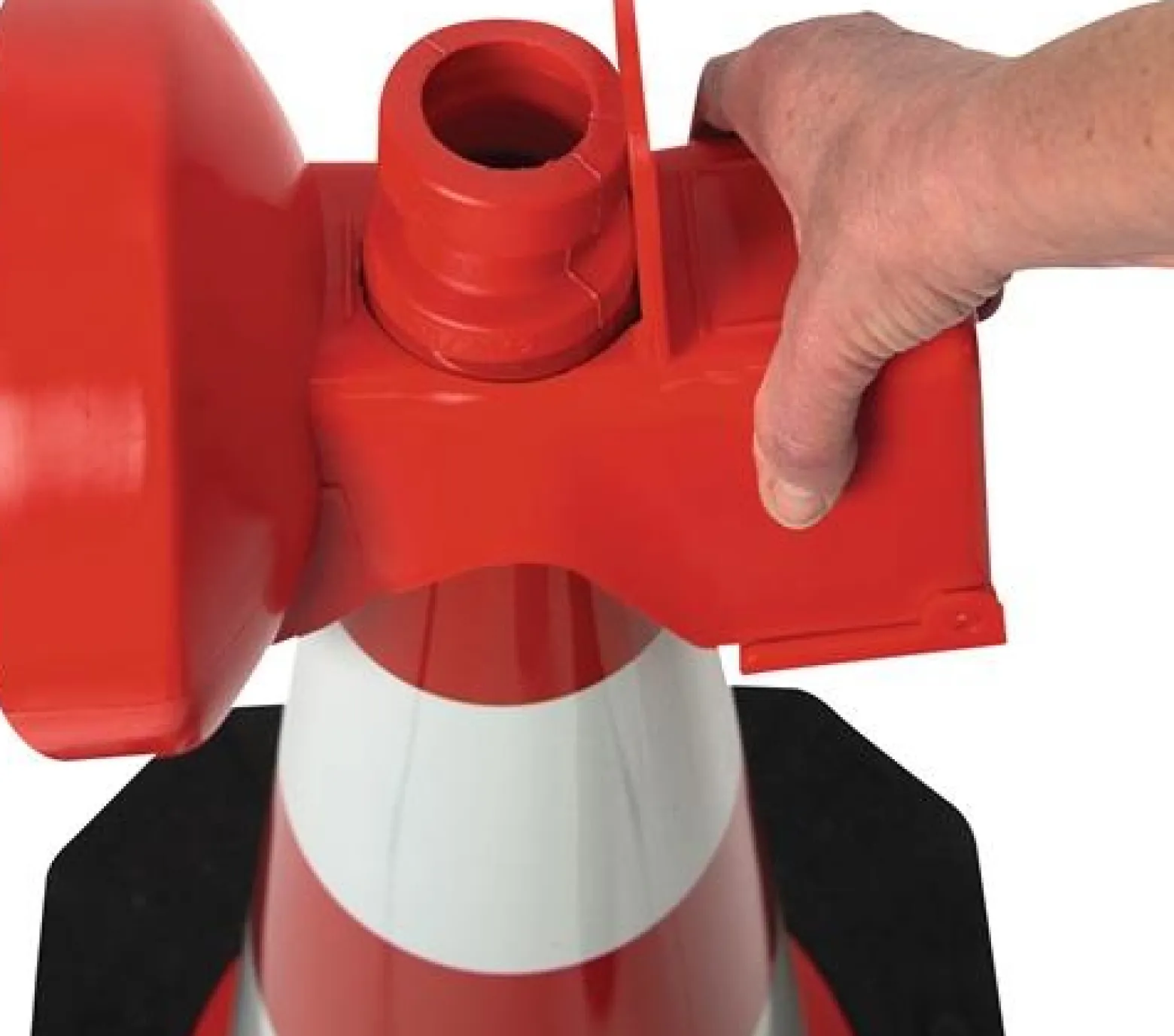 HORIZONT Leitkegel-LED-Leuchte ConeFix einseitig gelb - 20892