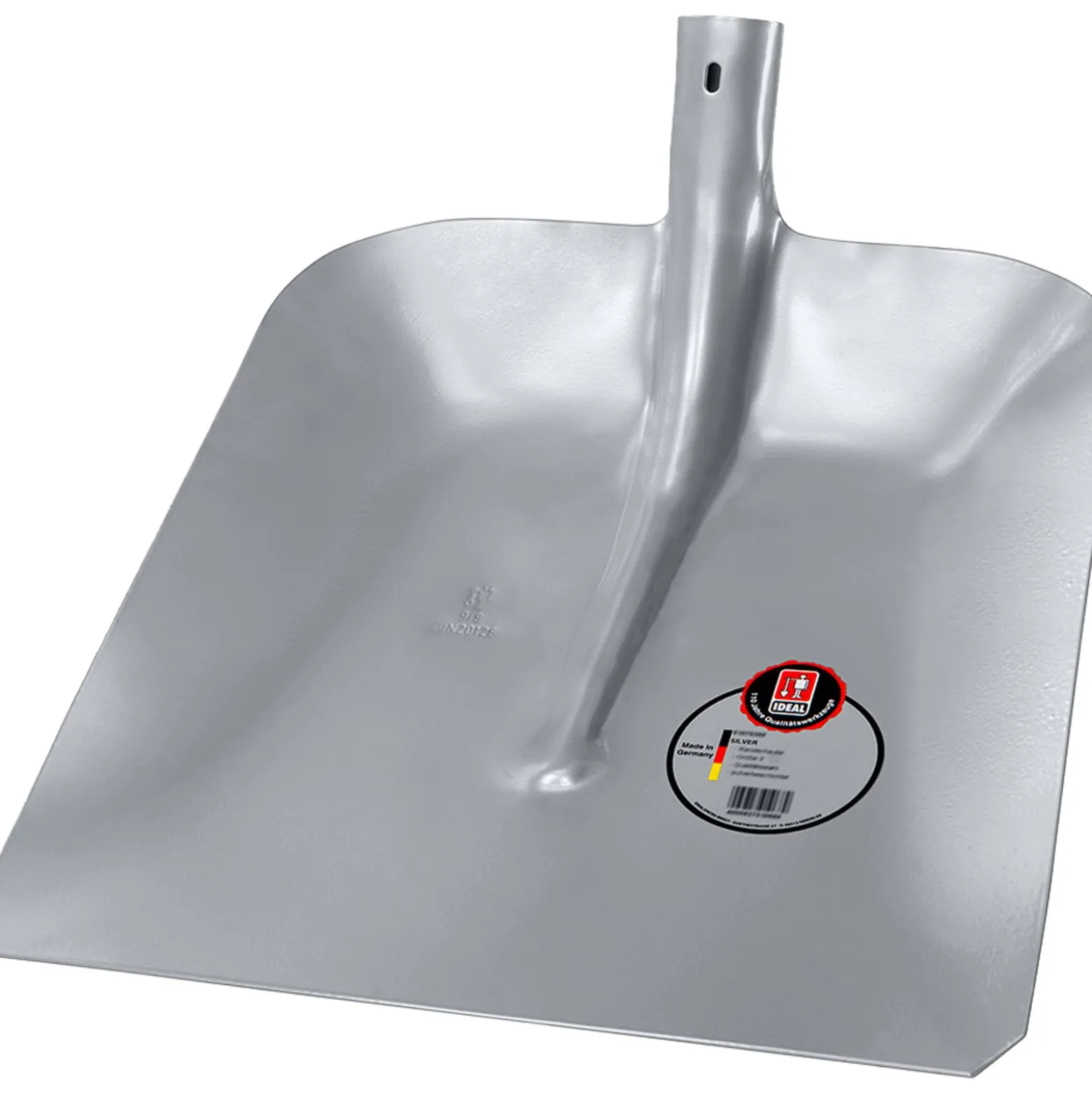 IDEAL Hallenser Randschaufel SILVER Größe 9 380 x 380 mm Stahlblech - 1090900