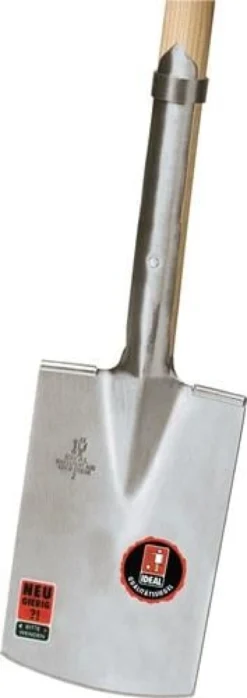 IDEAL Rodespaten Blattmaß 285 x 185 mm Größe 2 mit Eschen-T-Stiel - 10020272