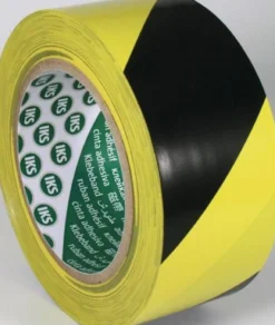 IKS Bodenmarkierungsband F33 PVC schwarz / gelb - 5635000001