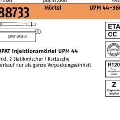 Injektionsmörtel R 88733 UPM 44 - 360 Kunstharz 6 Stück UPAT