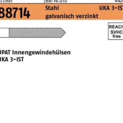 Innengewindehülse R 88714 UKA IST M16x 120 Stahl galv.verz. 5St. UPAT