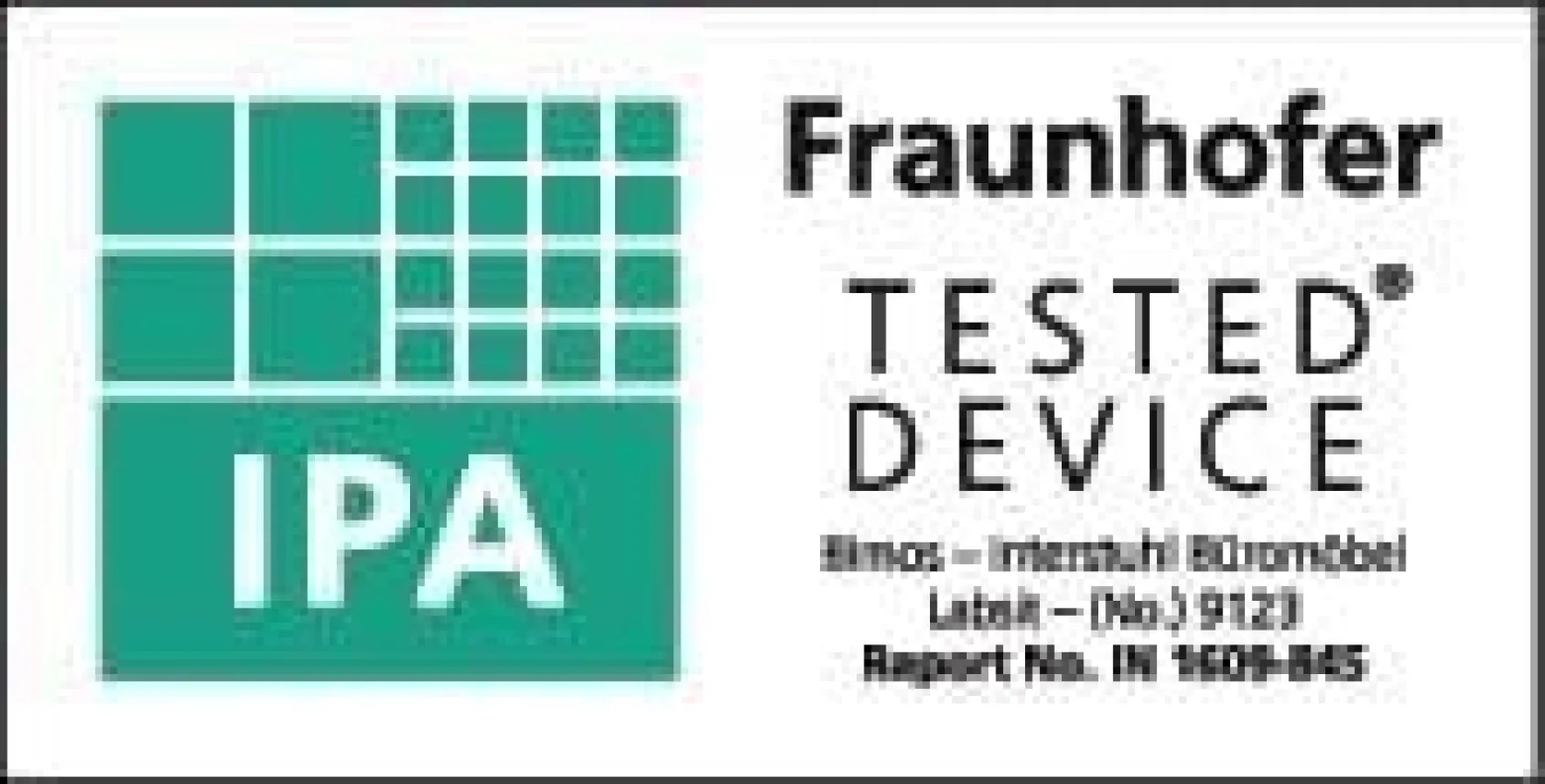 interstuhl Arbeitsdrehstuhl Labsit Rollen Sitzschale blau - 9123-SP01-3277