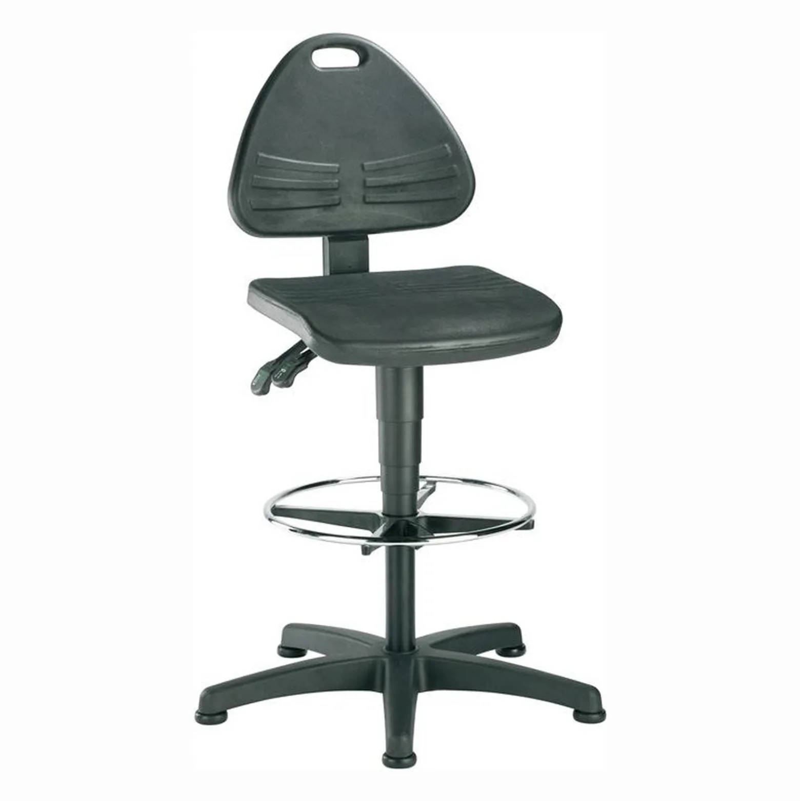 interstuhl Arbeitsdrehstuhl ISITEC Bodengleiter + Fußring - 9613-2000