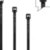Kabelbinderset 500-tlg.PA 6.6 schwarz
