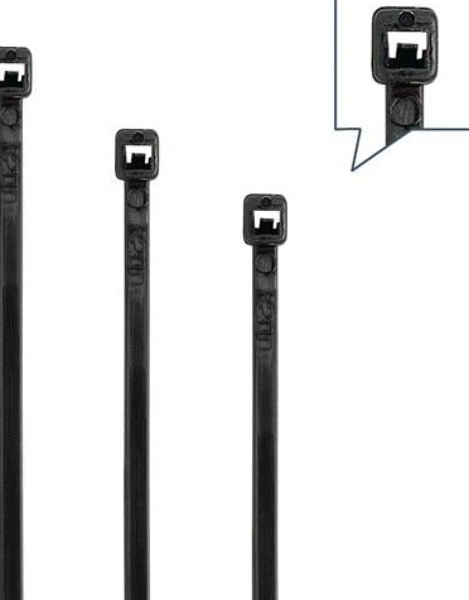 Kabelbinderset 500-tlg.PA 6.6 schwarz