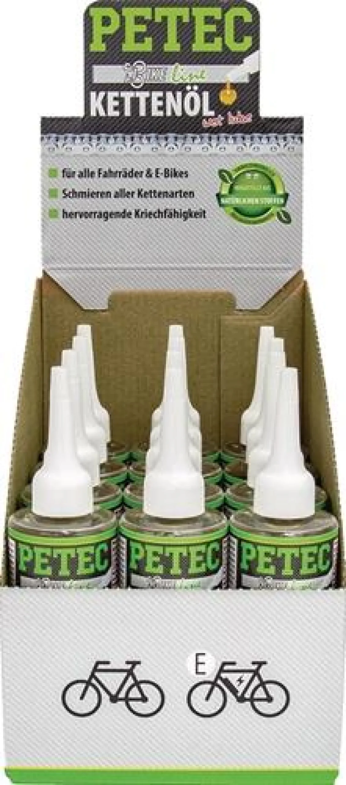 Kettenöl Wet Lube 100ml transp.Tropfflasche PETEC